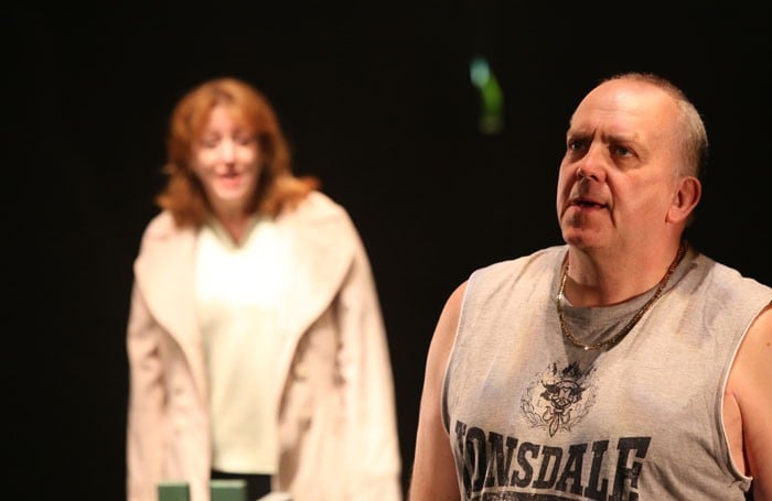 Jane Thornton and John Godber in Shafted!. Photo: Amy Charles Media
