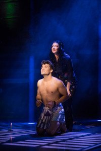 Lucy Kaye and Joe McElderry in Joseph and the Amazing Technicolor Dreamcoat %28c%29Mark Yeoman. (1)