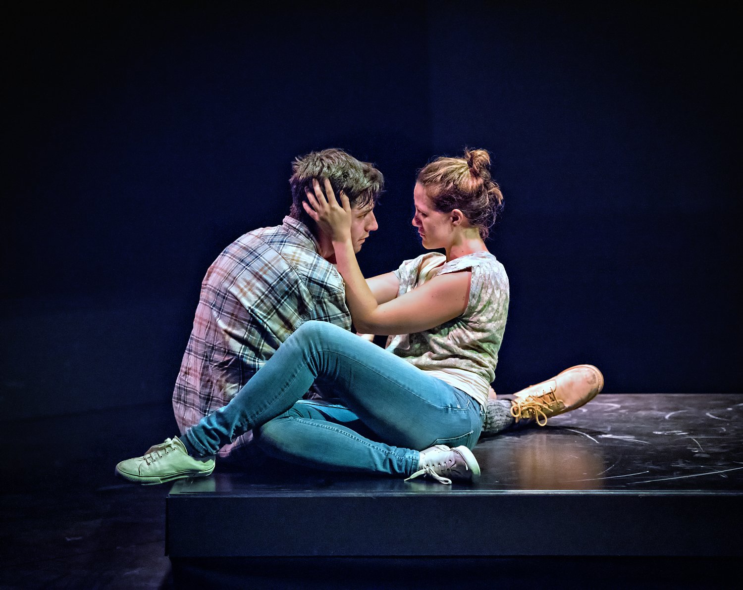 Harry Egan and Charlotte Bate in Blackthorn. Photo: Anthony Robling