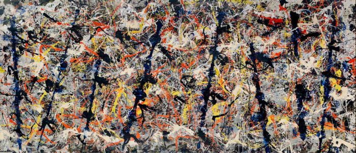Jackson Pollock's 'Blue Poles', 1952.