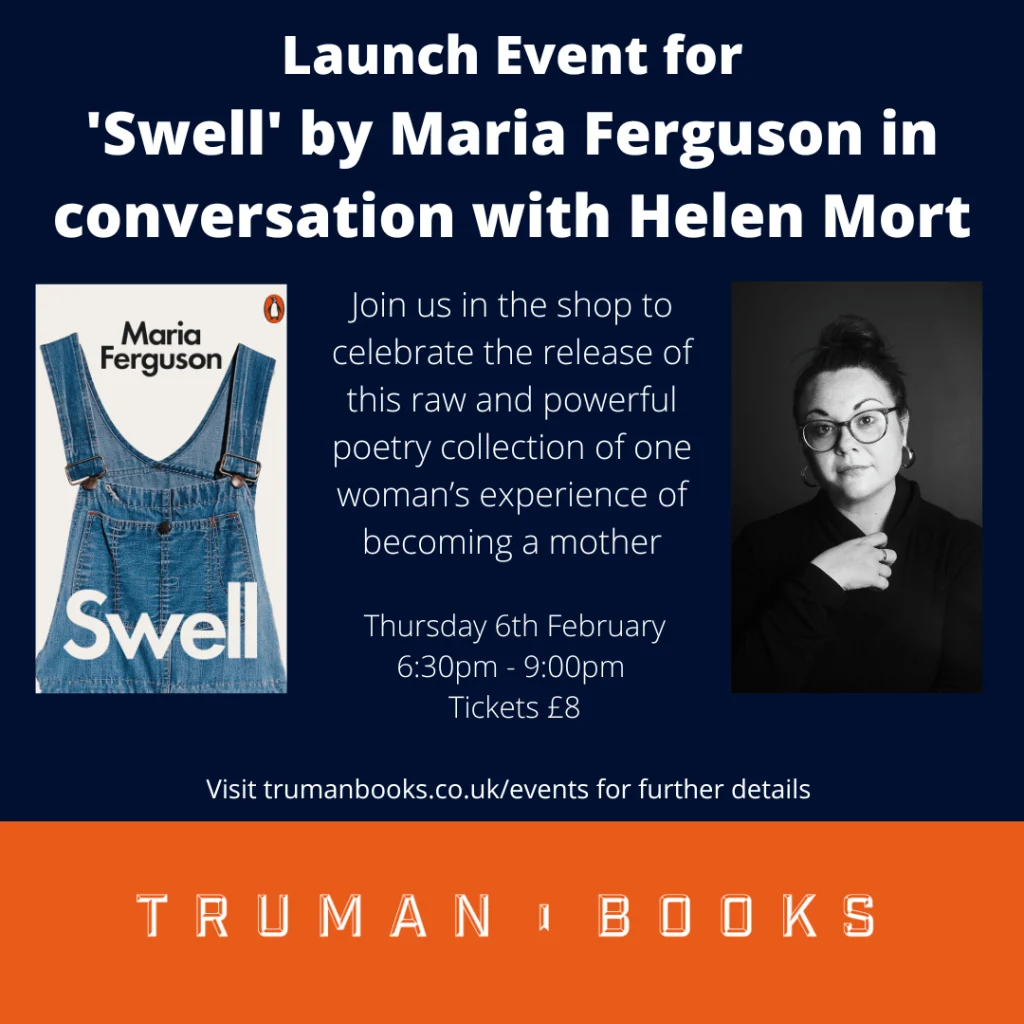 Poster for the Launch Event at Truman Books. 